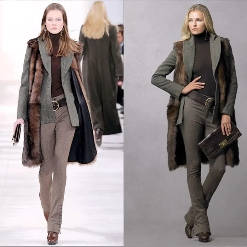 Ralph Lauren Collection * 2010 Sable Brown Lamb Shearling Gilet Silvie Vest - Picture 16 of 17